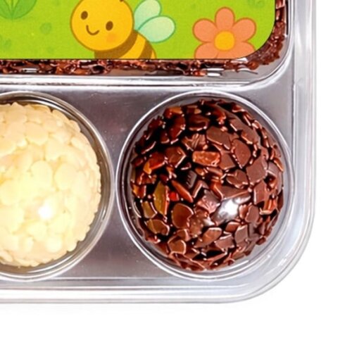 Embalagem Bolo Docinhos Personalizada Jardim dos Bichinhos