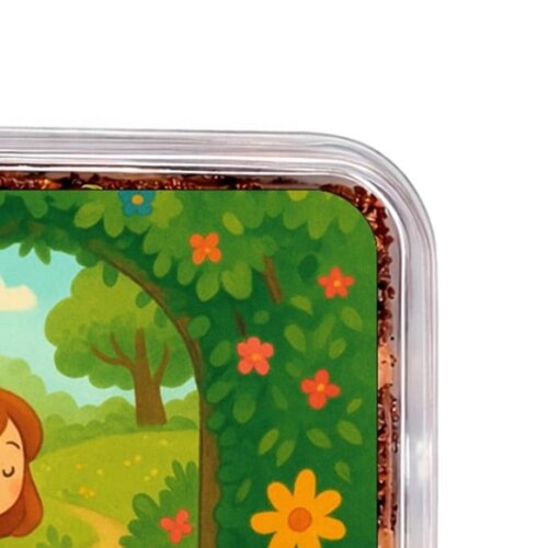 Embalagem Bolo Docinhos Personalizada Jardim Secreto