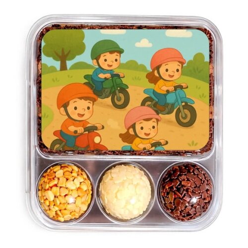 Embalagem Bolo Docinhos Personalizada Motocicletas Kids