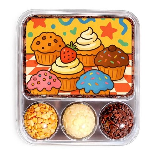 Embalagem Bolo Docinhos Personalizada Muffins