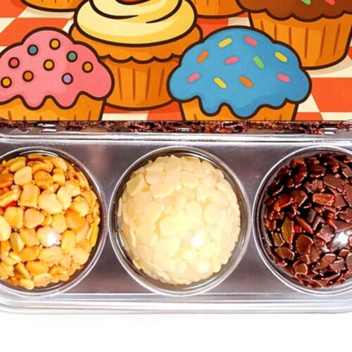 Embalagem Bolo Docinhos Personalizada Muffins