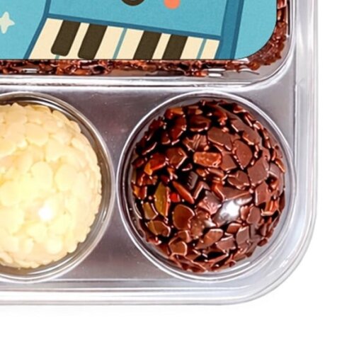 Embalagem Bolo Docinhos Personalizada Músicas Instrumentos