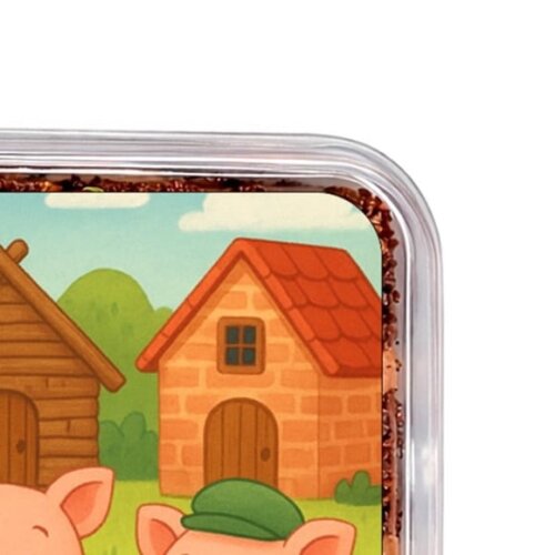 Embalagem Bolo Docinhos Personalizada os Três Porquinhos