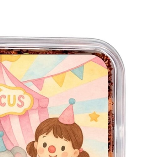 Embalagem Bolo Docinhos Personalizada Palhacinhas Aquarela