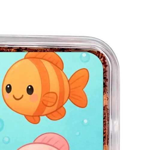 Embalagem Bolo Docinhos Personalizada Peixinhos Baby