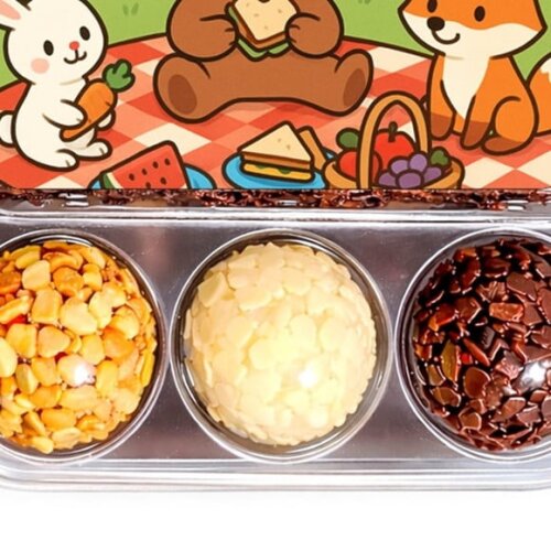 Embalagem Bolo Docinhos Personalizada Picnic