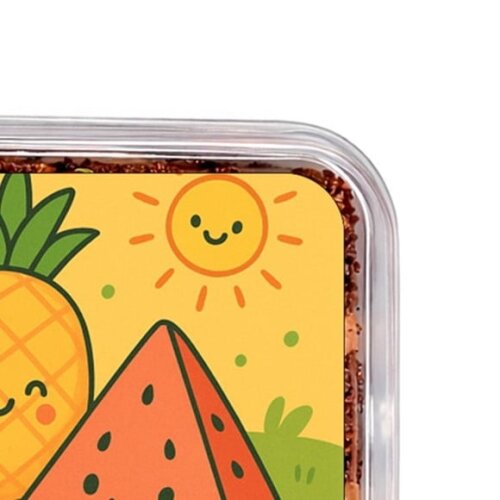 Embalagem Bolo Docinhos Personalizada Piquenique das Frutas