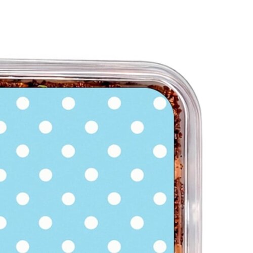 Embalagem Bolo Docinhos Personalizada Poá Azul Bebê