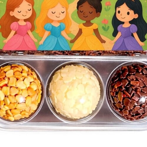 Embalagem Bolo Docinhos Personalizada Princesas Encantadas