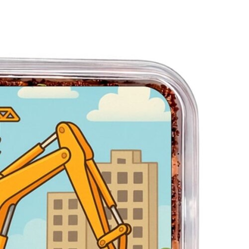 Embalagem Bolo Docinhos Personalizada Retroescavadeira
