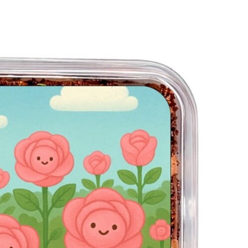 Embalagem Bolo Docinhos Personalizada Rosas Fofas