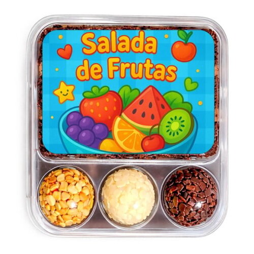 Embalagem Bolo Docinhos Personalizada Salada de Frutas