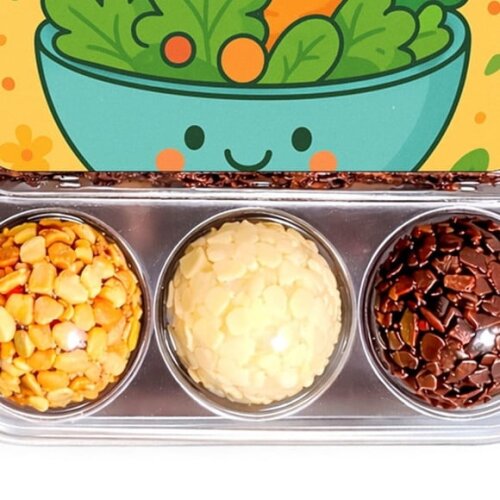 Embalagem Bolo Docinhos Personalizada Salada Divertida