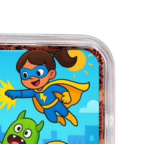 Embalagem Bolo Docinhos Personalizada Super Heróis