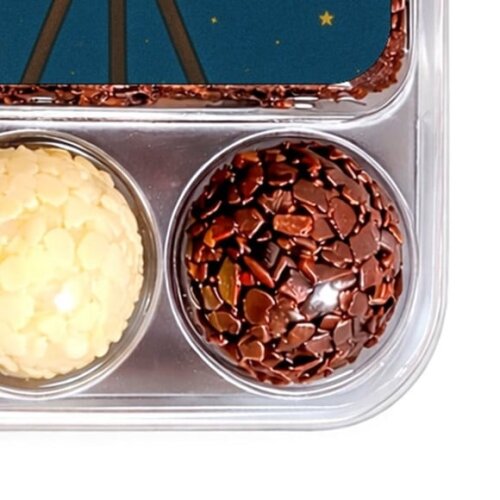 Embalagem Bolo Docinhos Personalizada Telescópio Kids