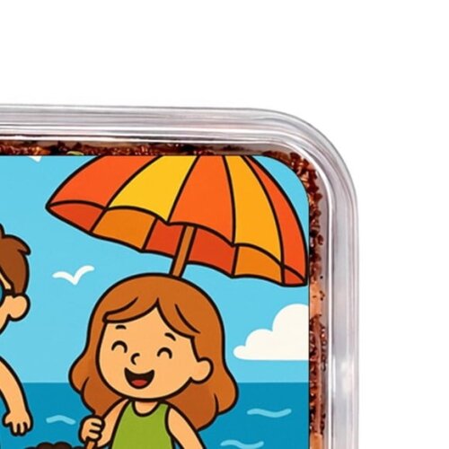 Embalagem Bolo Docinhos Personalizada Verão Divertido