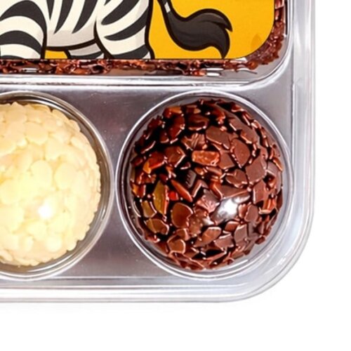 Embalagem Bolo Docinhos Personalizada Zebra Baby