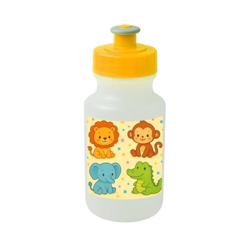 Garrafinha Squeeze Personalizada Animais Coloridos