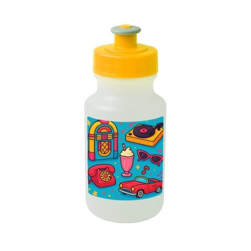 Garrafinha Squeeze Personalizada Anos 50