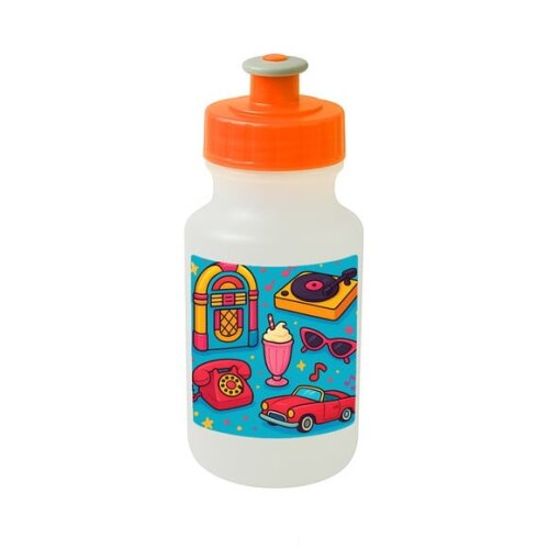 Garrafinha Squeeze Personalizada Anos 50
