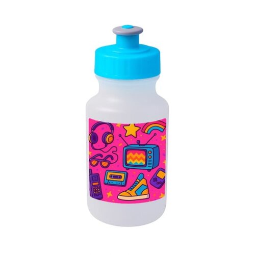 Garrafinha Squeeze Personalizada Anos 80