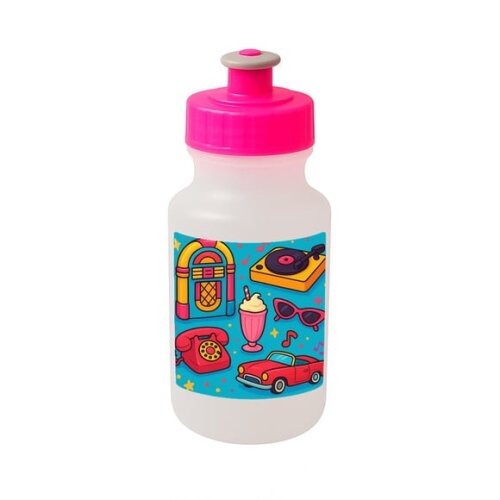 Garrafinha Squeeze Personalizada Anos 50