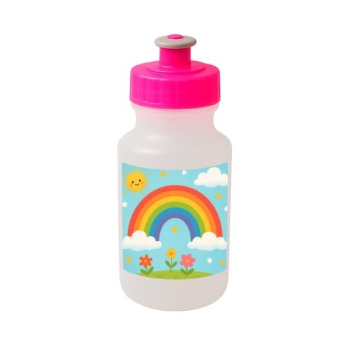 Garrafinha Squeeze Personalizada Arco-íris