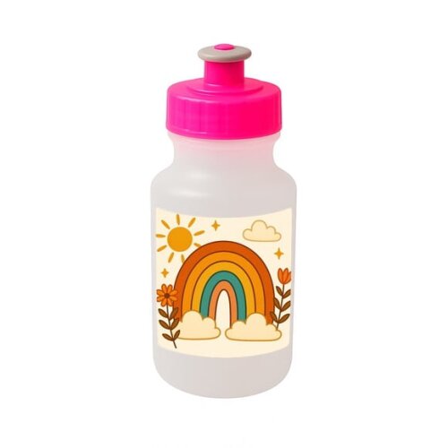 Garrafinha Squeeze Personalizada Arco-íris Boho