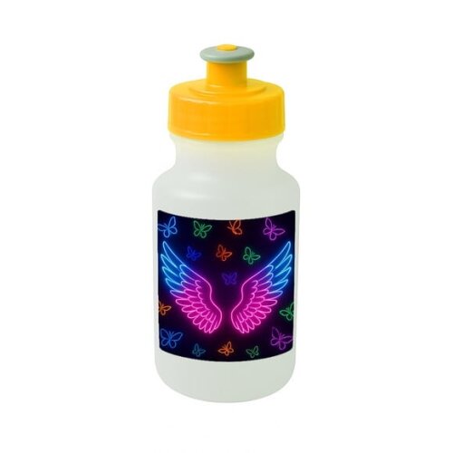 Garrafinha Squeeze Personalizada Asas Neon