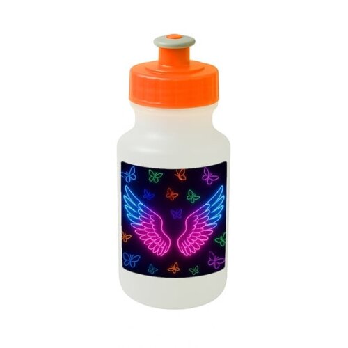 Garrafinha Squeeze Personalizada Asas Neon