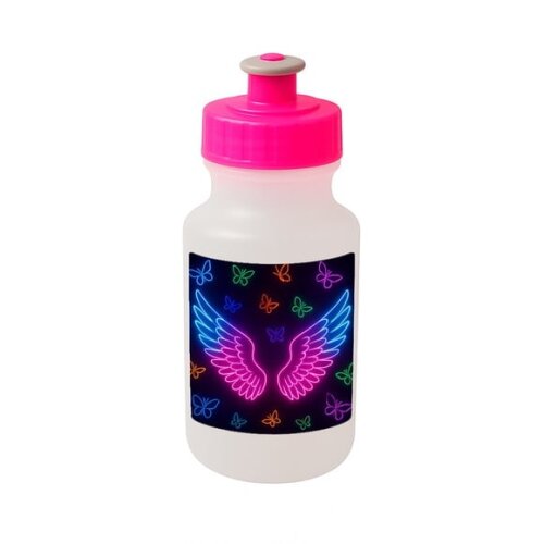 Garrafinha Squeeze Personalizada Asas Neon
