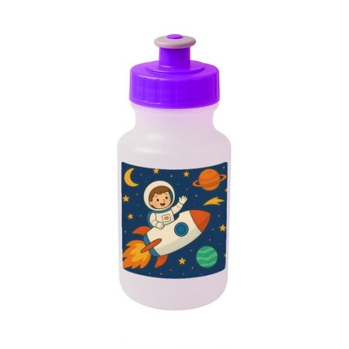 Garrafinha Squeeze Personalizada Aventura Espacial