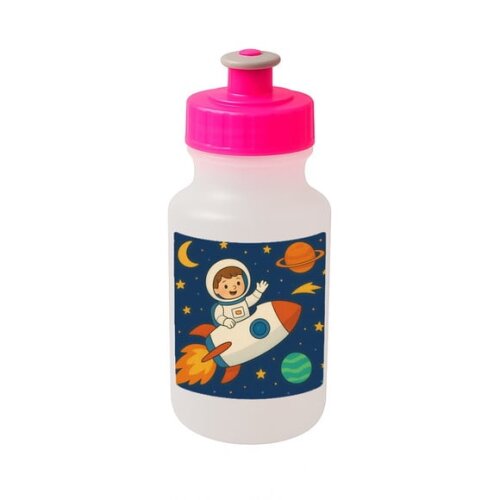 Garrafinha Squeeze Personalizada Aventura Espacial