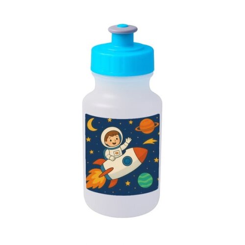 Garrafinha Squeeze Personalizada Aventura Espacial