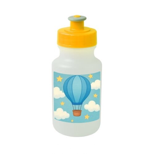 Garrafinha Squeeze Personalizada Balão de Ar Azul