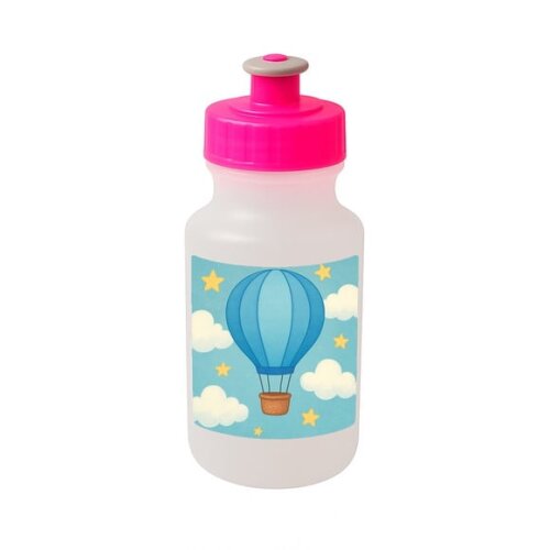 Garrafinha Squeeze Personalizada Balão de Ar Azul