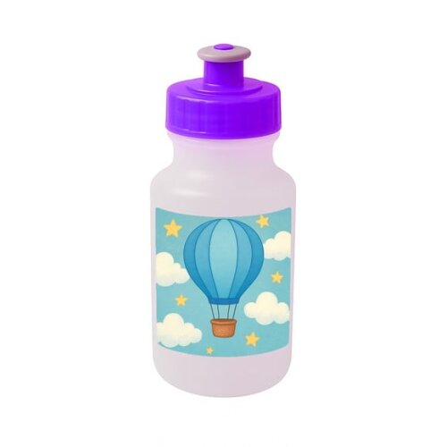 Garrafinha Squeeze Personalizada Balão de Ar Azul