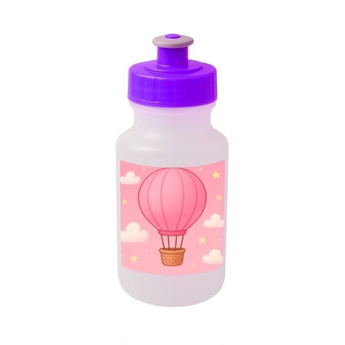 Garrafinha Squeeze Personalizada Balão de Ar Rosa