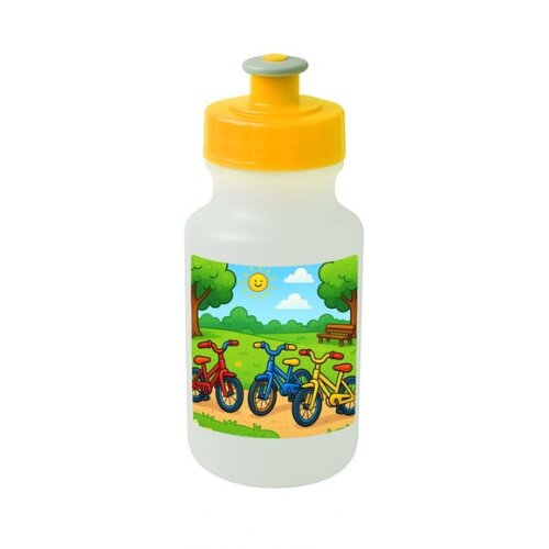 Garrafinha Squeeze Personalizada Bicicletas Coloridas