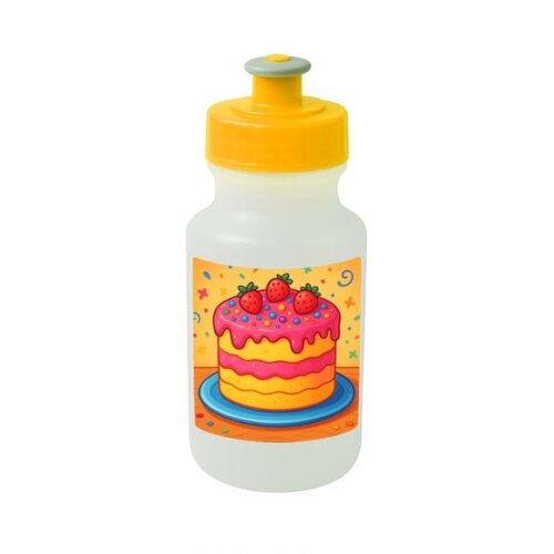 Garrafinha Squeeze Personalizada Bolo Confeitado