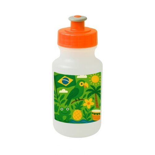 Garrafinha Squeeze Personalizada Brasil Verde Amarelo