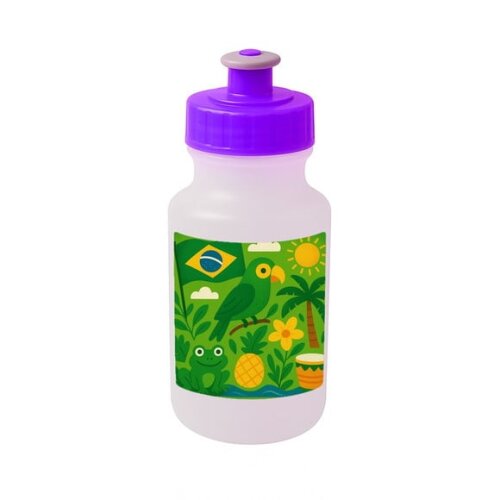 Garrafinha Squeeze Personalizada Brasil Verde Amarelo