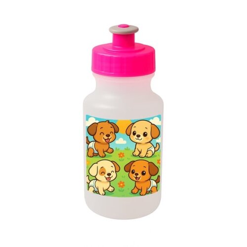 Garrafinha Squeeze Personalizada Cachorrinhos Baby