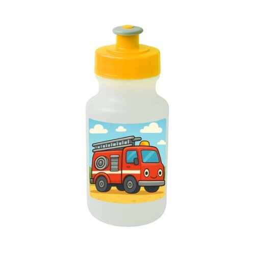 Garrafinha Squeeze Personalizada Caminhão de Bombeiro