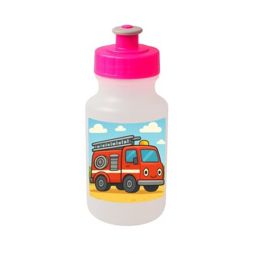 Garrafinha Squeeze Personalizada Caminhão de Bombeiro