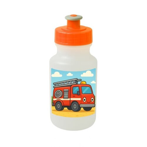 Garrafinha Squeeze Personalizada Caminhão de Bombeiro