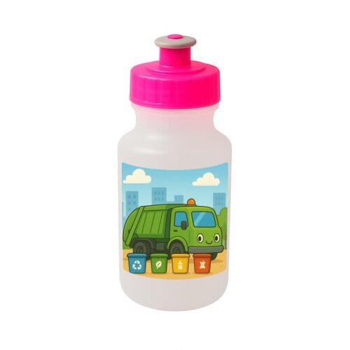 Garrafinha Squeeze Personalizada Caminhão de Lixo