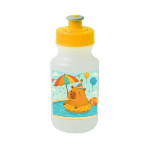 Garrafinha Squeeze Personalizada Capivara Pool Party