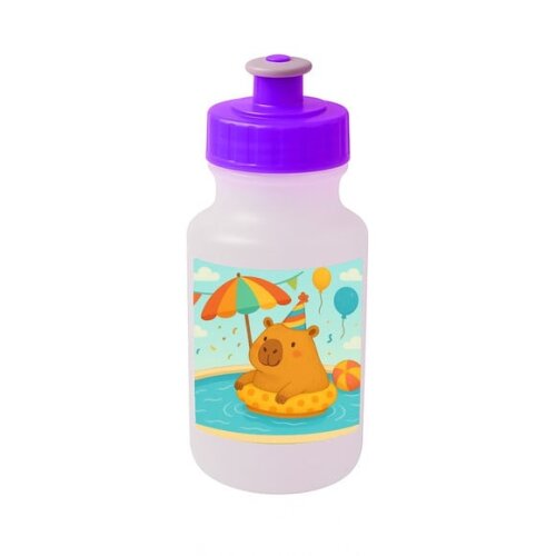 Garrafinha Squeeze Personalizada Capivara Pool Party