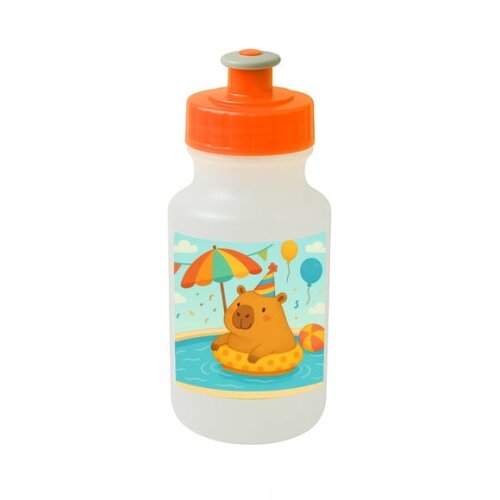 Garrafinha Squeeze Personalizada Capivara Pool Party